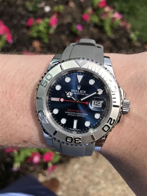 rolex yat master gray face|rolex yacht master power reserve.